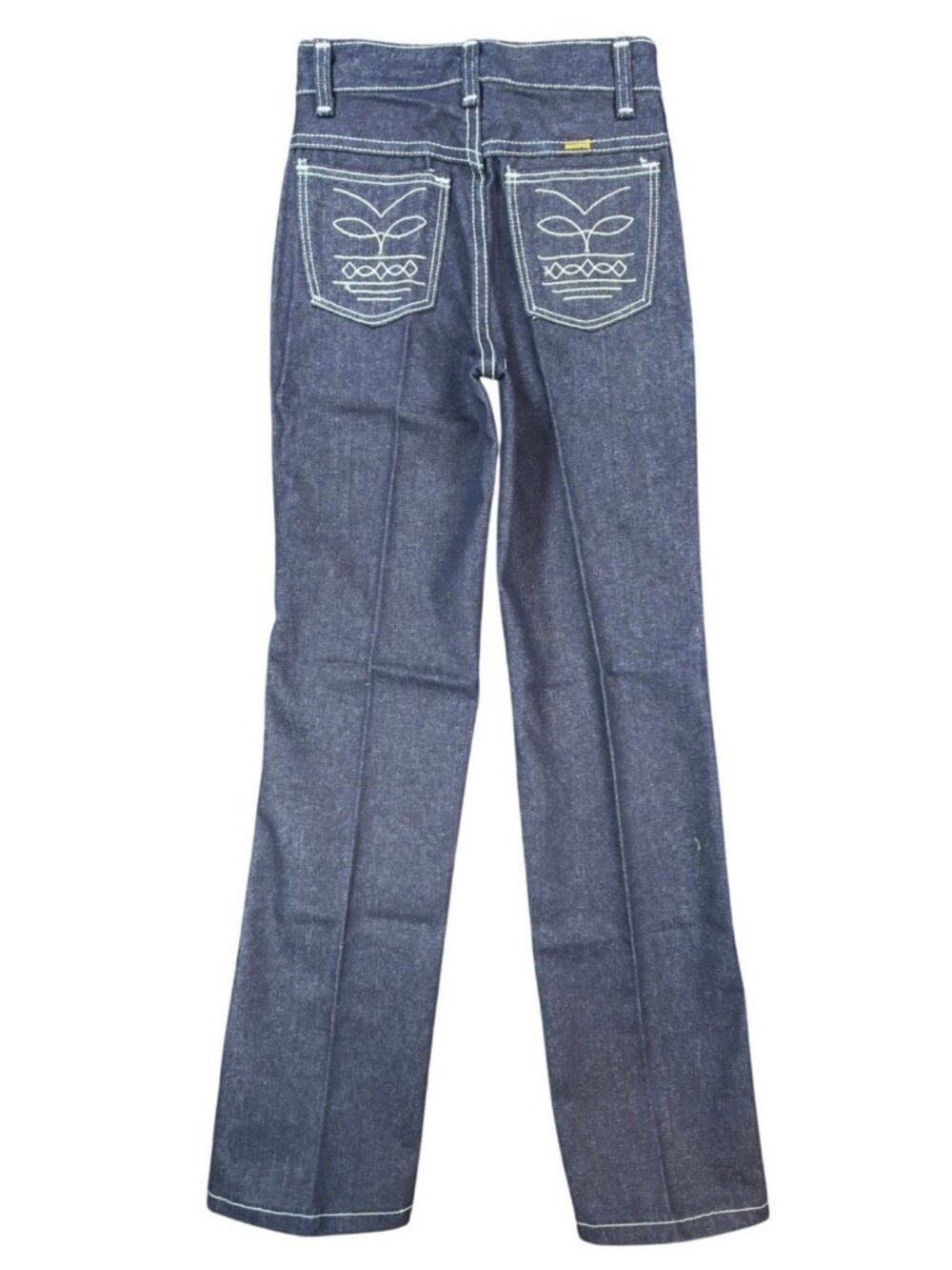 Maverick Vintage 70s Jeans Boys 12 Slim Blue Straight Leg NWT Deadstock